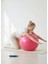 Pilates Topu Seti Pembe 65 cm Deluxe Yoga Plates Egzersiz Topu Ball Şişirme Pompası Seti 3