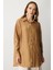 Cep Detaylı Oversize Gömlek Tunik-Camel 4