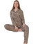 Maria Lusso Leopar Gömlek Yaka Kadın Pijama Takımı M/2xl 1