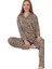 Maria Lusso Leopar Gömlek Yaka Kadın Pijama Takımı M/2xl 3