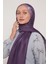 Mor Şerit Desen Kehribar Şal 2