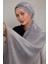 Gümüş Şerit Desen Kehribar Şal 1