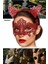 2 Adet Romantik Kırmızı Dantel Maske Seti – Kedi Kulaklı Taç + Maske | Cosplay ve Özel Günler Için 6