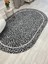 Leopar Desenli Oval Lateks Deri Halı 3
