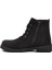 Siyah Süet Bağcıklı Fermuarlı Kaymaz Kadın Bot 284098 Z 4
