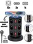 Akım Korumalı Priz Kablosuz Şarj Istasyonu 12XSOKET 1xusb 2xtype-C 2 mt Kablolu Grup Priz Çoğaltıcı 1
