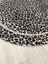 Leopar Desenli Oval Lateks Deri Halı 6