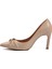 Bej Cilt Kadın Ince Uzun Topuklu Ayakkabı 575033 Z 4