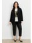 Büyük Beden Linda Ceket-Siyah 5