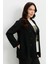 Büyük Beden Linda Ceket-Siyah 7