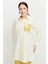 Büyük Beden Baskı Detay Gömlek Tunik-Sarı 8