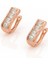 18K Rose Gold Plated Sofia Hoop Küpe 1