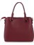 Logo Detaylı Bordo Kadın El Çantası Riv 145-R 3