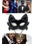 3 Adet Siyah Kumaş Kedi Maskesi Eva Destekli, Lastikli | 19X15 cm Yetişkin ve Çocuk Uyumu Sexy Maske 5