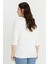 Büyük Beden Tül Şerit Detaylı Bluz-Taş 9