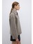 Çift Çepli Fermuarlı Yün Karışımlı Mont Standart Renk K2617518_089 3
