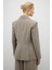 Tek Düğmeli Erkek Yaka Yün Karışımlı Ceket Kum Beji K2616027_267 2