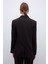 Punto Dikişli Tek Düğmeli Blazer Ceket Kahve K2616013_005 2
