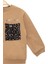 Kız Çocuk Pullu Cep Detaylı Sweatshirt - Süs Cep Detaylı Çocuk Sweat 3