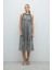 Halter Yaka Midi Boy Elbise Standart Renk K2611511_089 1