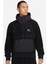 Air Winterized Terma Fit Pullover Loose Fit Mens Hoodie Erkek Bol Kesim Kapüşonlu Polar Sweatshirt Siyah 1