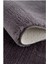 2'li Koyugri Yuvarlak Yumuşak Kaymaz Taban Peluş Yıkanabilir Banyo Oturma Odası HALI(60X60 ve 80X80) 2