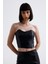 Fermuarlı Suni Deri Büstiyer | BUST34504 3