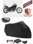Suzuki Vl 600 Intruder Motor Brandası Siyah Arka Çanta Uyumlu Motorsiket Brandası Motor Örtüsü Çadır Su Geçirmez Motosiklet Kılıfı Motor Brandası 1