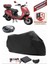 Falcon Breeze 125 Motor Brandası Siyah Arka Çanta Uyumlu Motorsiket Brandası Motor Örtüsü Çadır Su Geçirmez Motosiklet Kılıfı Motor Brandası 1