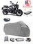 Bajaj Dominar 250 D Motor Brandası Gri Arka Çanta Uyumlu Motorsiket Brandası Motor Örtüsü Çadır Su Geçirmez Motosiklet Kılıfı Motor Brandası 1