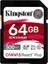 Kingston SDR2-64GB Canvas React Plus Sdxc Uhs-Iı 300R-260W U3 V90 For Full Hd-4k-8k Hafıza Kartı 1