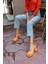 Carmen Kadin Orange Platform Topuk Detay Sandalet 2