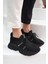 Giulla Kadın Siyah Trıko Sneakers 1