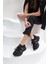 Giulla Kadın Siyah Trıko Sneakers 4