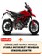 Ducati Hypermotard 821 Motor Brandası Gri Motorsiket Brandası Motor Örtüsü Çadır Su Geçirmez Motosiklet Kılıfı Motor Brandası 2