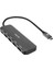 S-Link SW-U518 Gri Metal USB 3.. To 3-Usb3.0, 1-Typec Pd 1-4k HDMI Adaptör 1