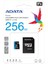 Adata 256GB Premier Microsdxc Card With Adapter Uhs-I CLASS10 V10 Hafıza Kartı 2
