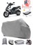 Gilera Runner 200 St Motor Brandası Gri Motorsiket Brandası Motor Örtüsü Çadır Su Geçirmez Motosiklet Kılıfı Motor Brandası 1
