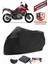 Honda Vfr 1200 x Crosstourer Motor Brandası Siyah Motorsiket Brandası Motor Örtüsü Çadır Su Geçirmez Motosiklet Kılıfı Motor Brandası 1