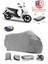 Motoran Moreno 100 Motor Brandası Gri Arka Çanta Uyumlu Motorsiket Brandası Motor Örtüsü Çadır Su Geçirmez Motosiklet Kılıfı Motor Brandası 1
