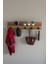 Raflı 5 Askılı Portmanto Duvar Askılığı, Elbise Askılığı, Modern Tasarım Organizer Askılık 6