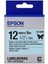 Epson LK-4WLN Beyaz Üzeri Mavi 12MM 9metre Etiket 1