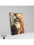 Tekli Dikey Kanvas Tablo Renkli Soft Orman Kedisi Portresi 2