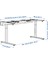 Mıttzon Çalışma Masası Iskeleti Beyaz 120 / 140 / 160 x 80 cm 2