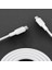 Juo 27W USB Type-C To Lightning iPad Silikon Hızlı Şarj ve Data Kablosu Beyaz 1 Metre 3