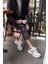Jaine Kadın Beyaz Siyah Sneakers Ayakkai 4