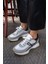 Jaine Kadın Beyaz Siyah Sneakers Ayakkai 6