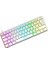 Vooka Trol Red Switch Mini Rgb Oyun Klavyesi Gaming Mekanik 62 Tuşlu 18 Rgb LED USB Tip-C Kablosu Beyaz 3