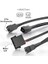 – 4 Pin Molex Fan Dağıtım Kablosu ((5,25 Inç) 12 V – 3 x 3 Pin Fiş 2 Kutuplu, 20-20-20CM) 3