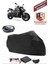 Rks A 250 Motor Brandası Siyah Arka Çanta Uyumlu Motorsiket Brandası Motor Örtüsü Çadır Su Geçirmez Motosiklet Kılıfı Motor Brandası 1